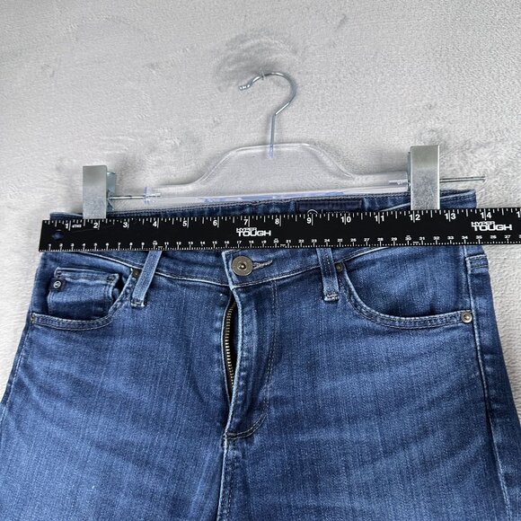 Ag Adriano Goldschmied Skinny Jeans Womens 27 Mid Rise Medium Wash PW34287 Blue - Picture 7 of 12